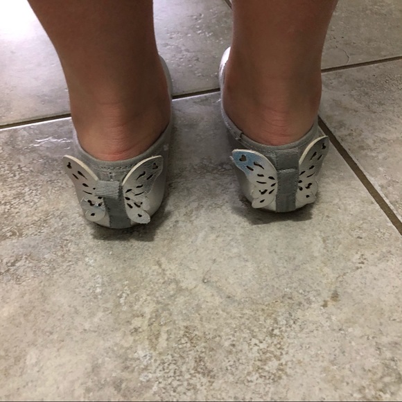 Silver Butterfly Shoes 🦋 - Picture 2 of 4